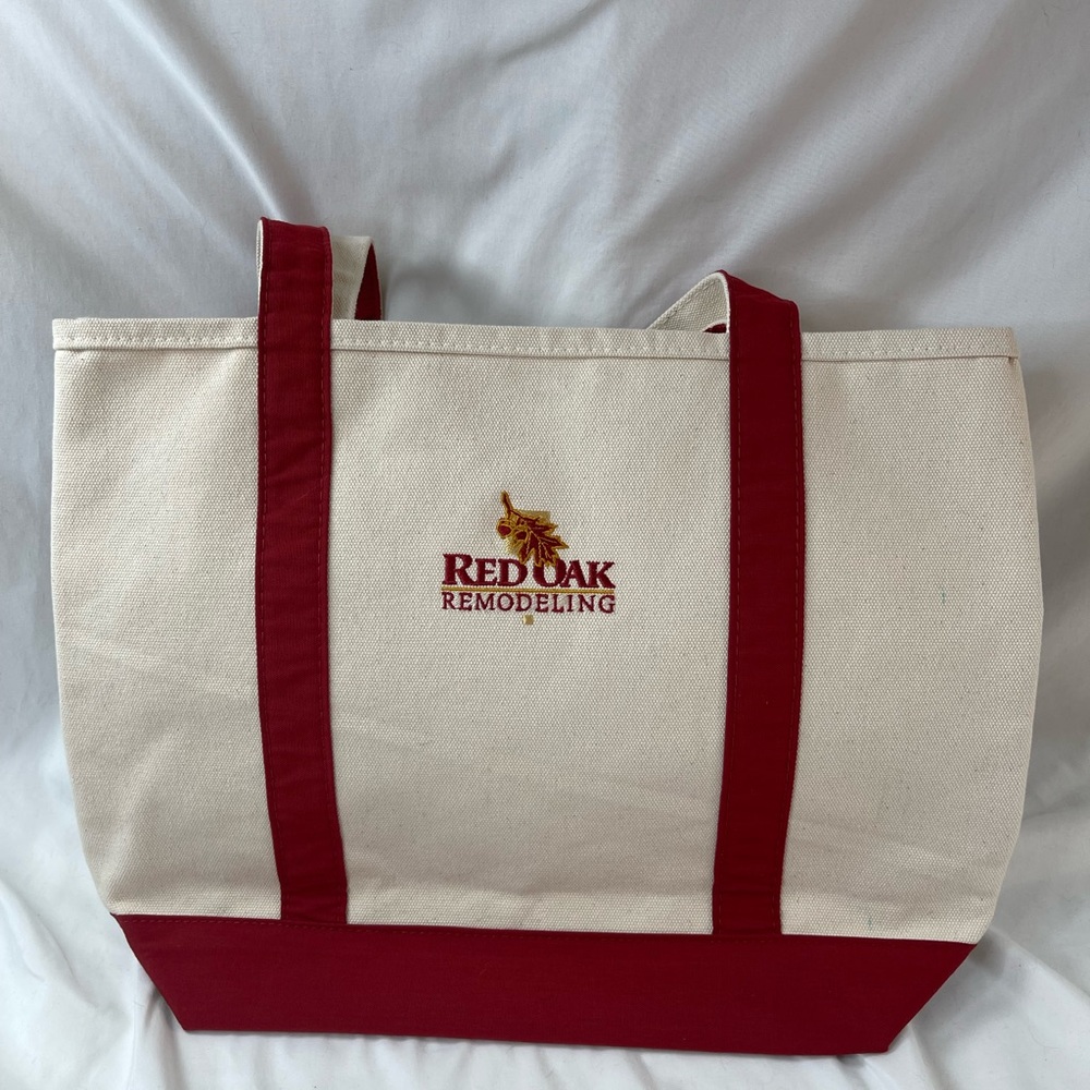 ⭐️Land’s End Embroidered Canvas Tote Bag